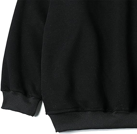 Plain Black Full Sleeve Sweatshirt For Men | Pullover Hoodie