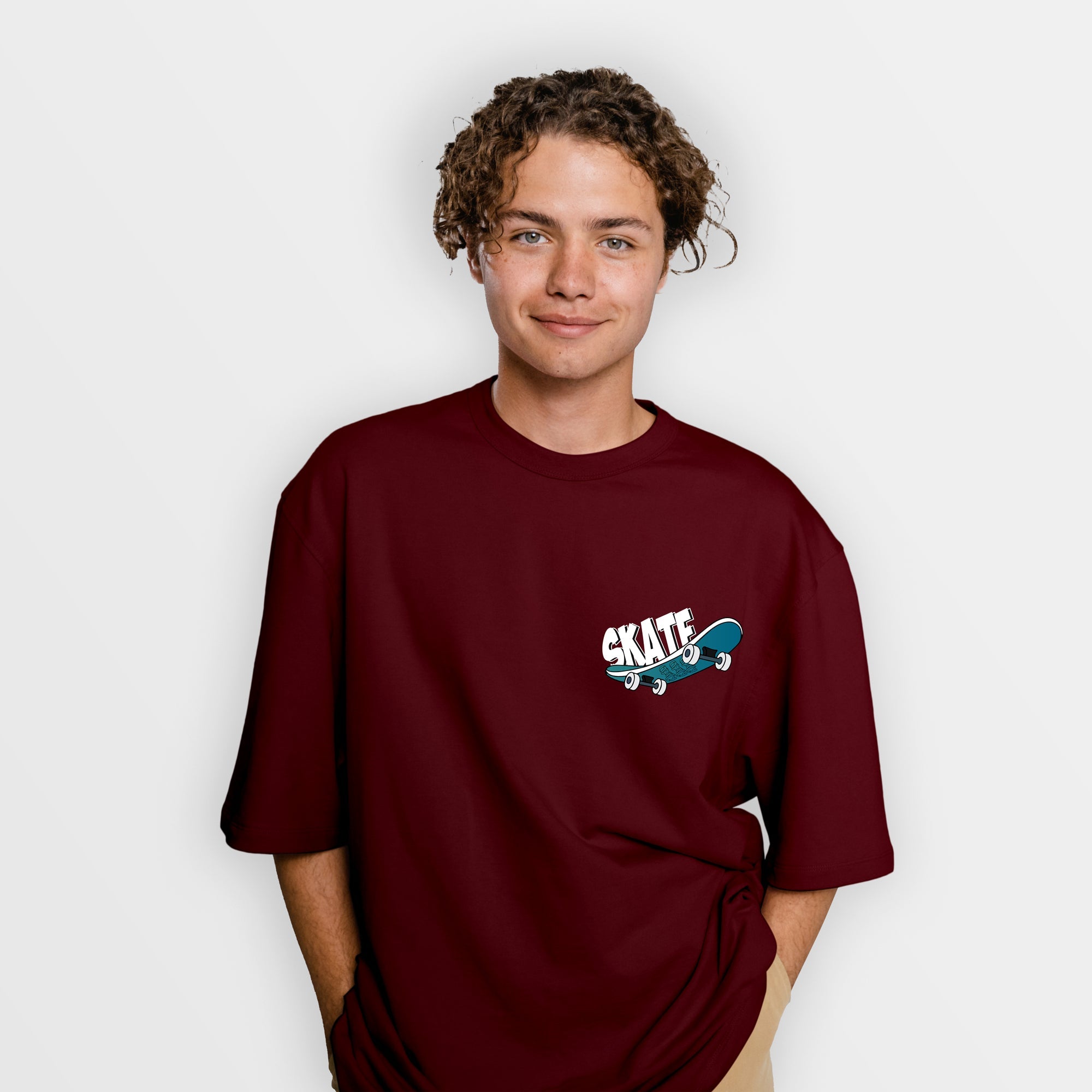 Skaterdude Oversized T Shirt Online | Unisex Baggy Tees