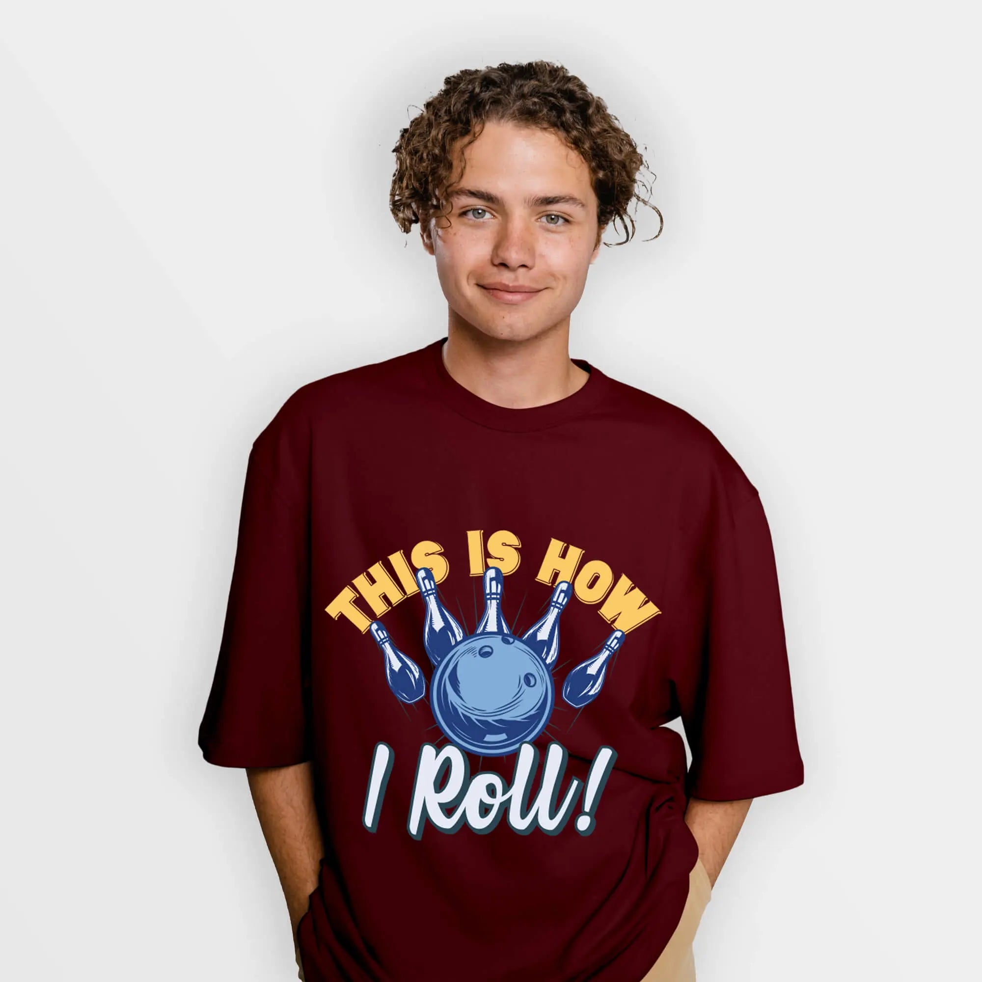 This Is How I Roll Oversized T Shirt Online | Unisex Baggy Tees