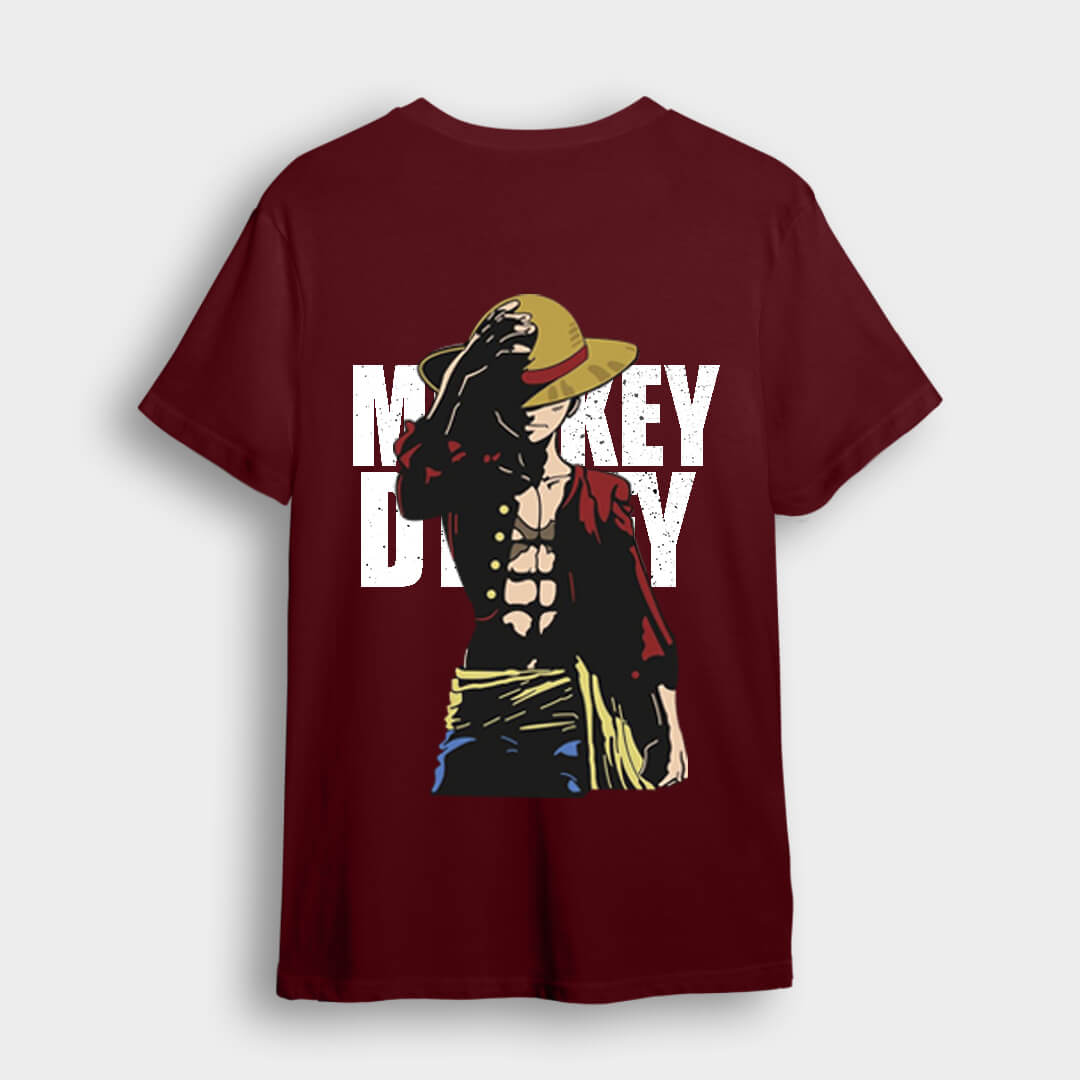 One Piece Monkey D Luffy Anime Oversized T Shirt | Unisex Baggy Tees