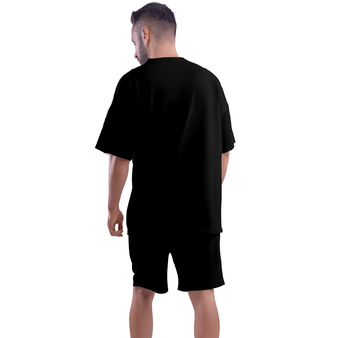 Plain Black Oversized T Shirt Online | Unisex Baggy Tees