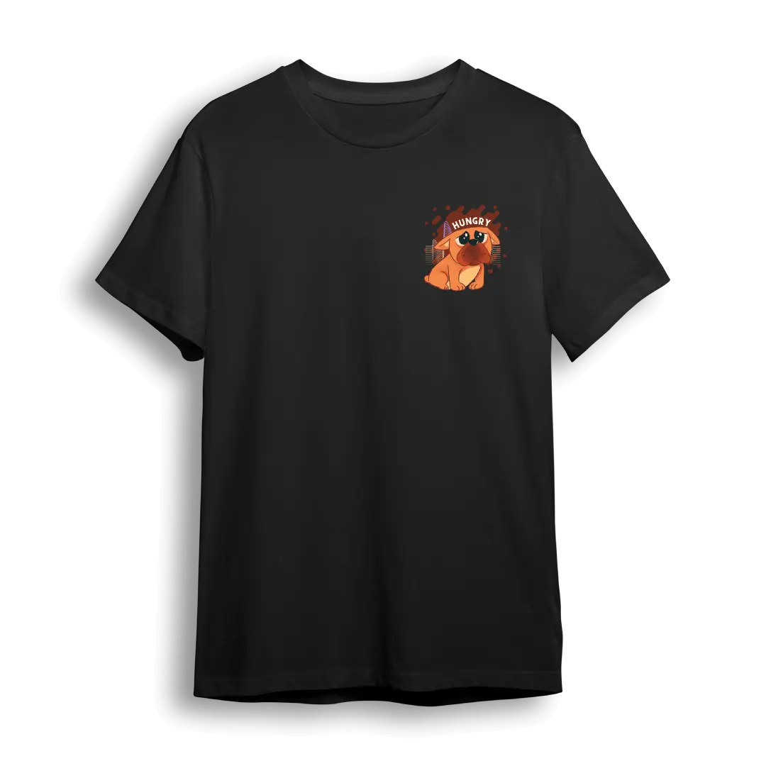 Innocent Pug Dog Oversized T Shirt Online | Unisex Baggy Tees