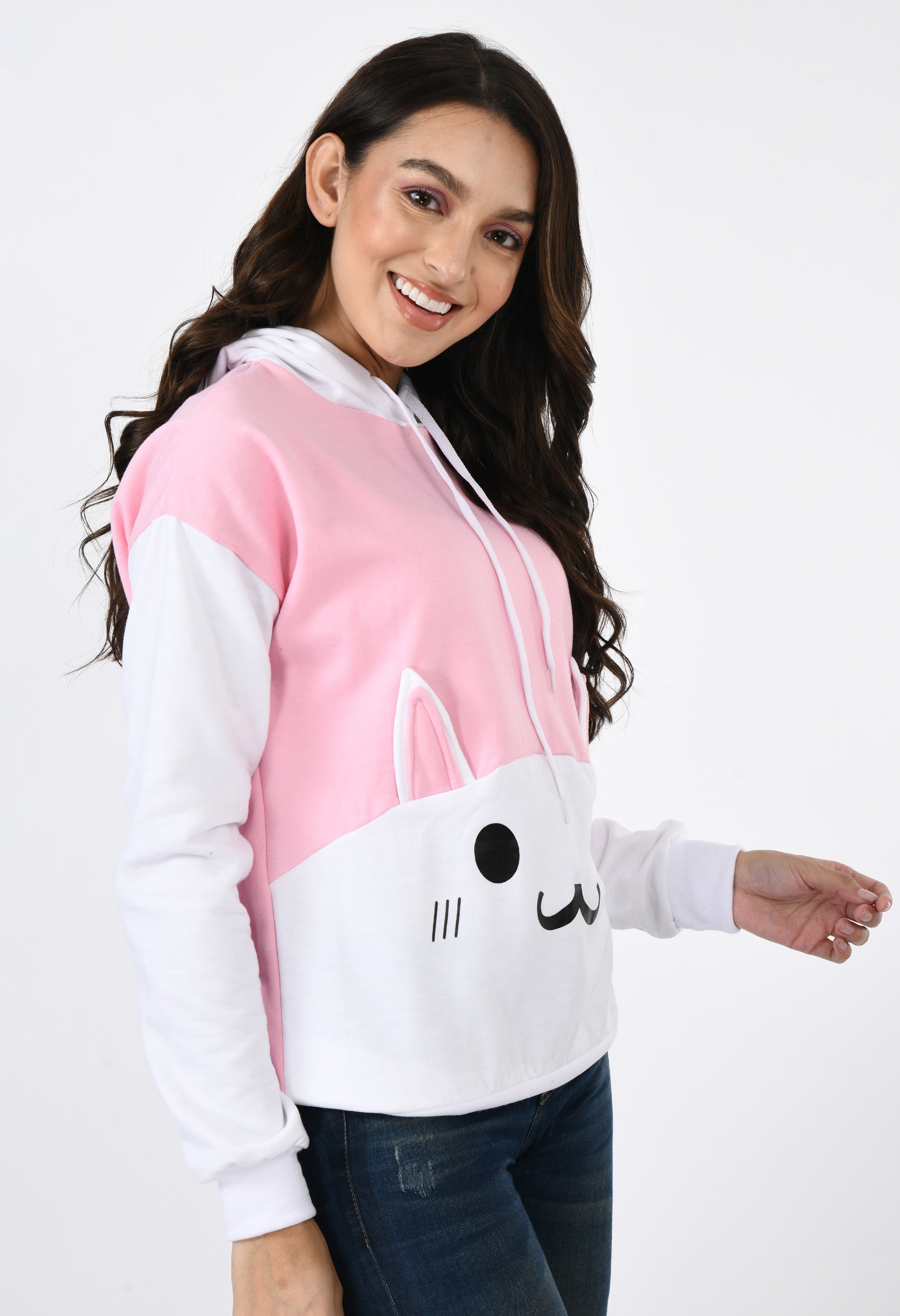 Adorable Cat Ear Hoodie For Girls