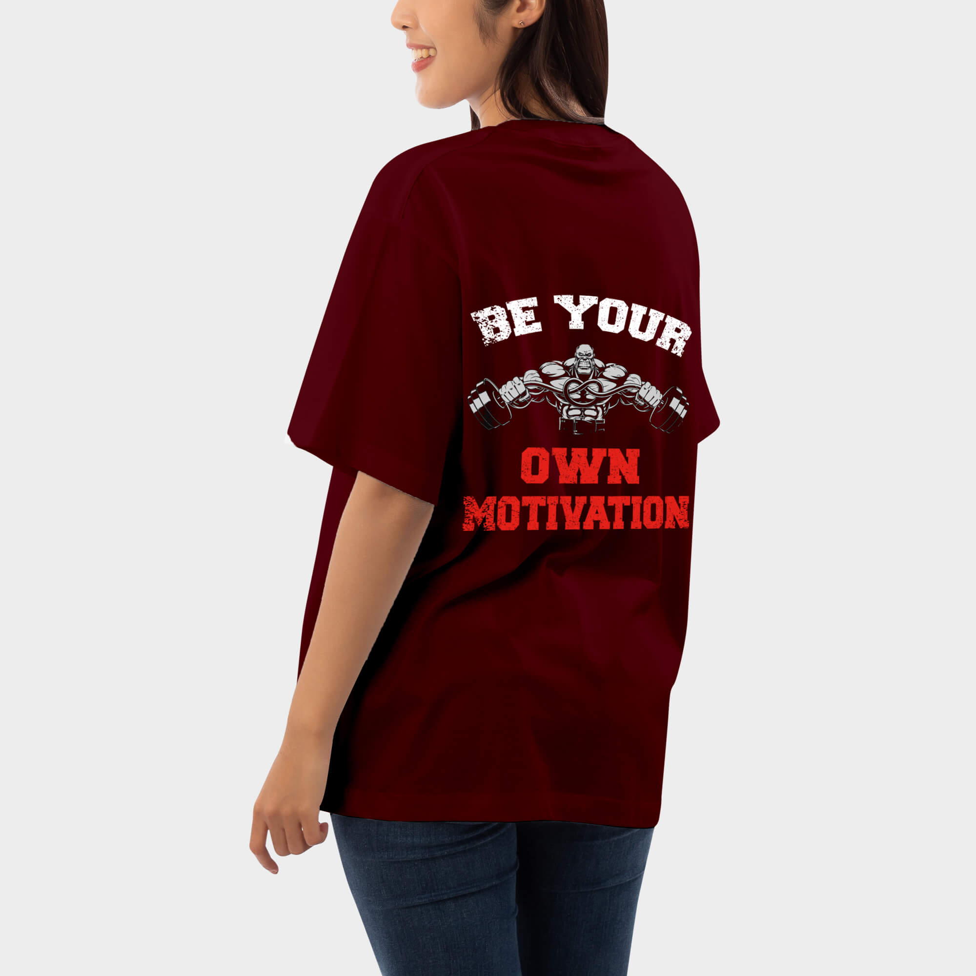 Be Your Own Motivation Oversized T Shirt | Unisex Baggy Tees