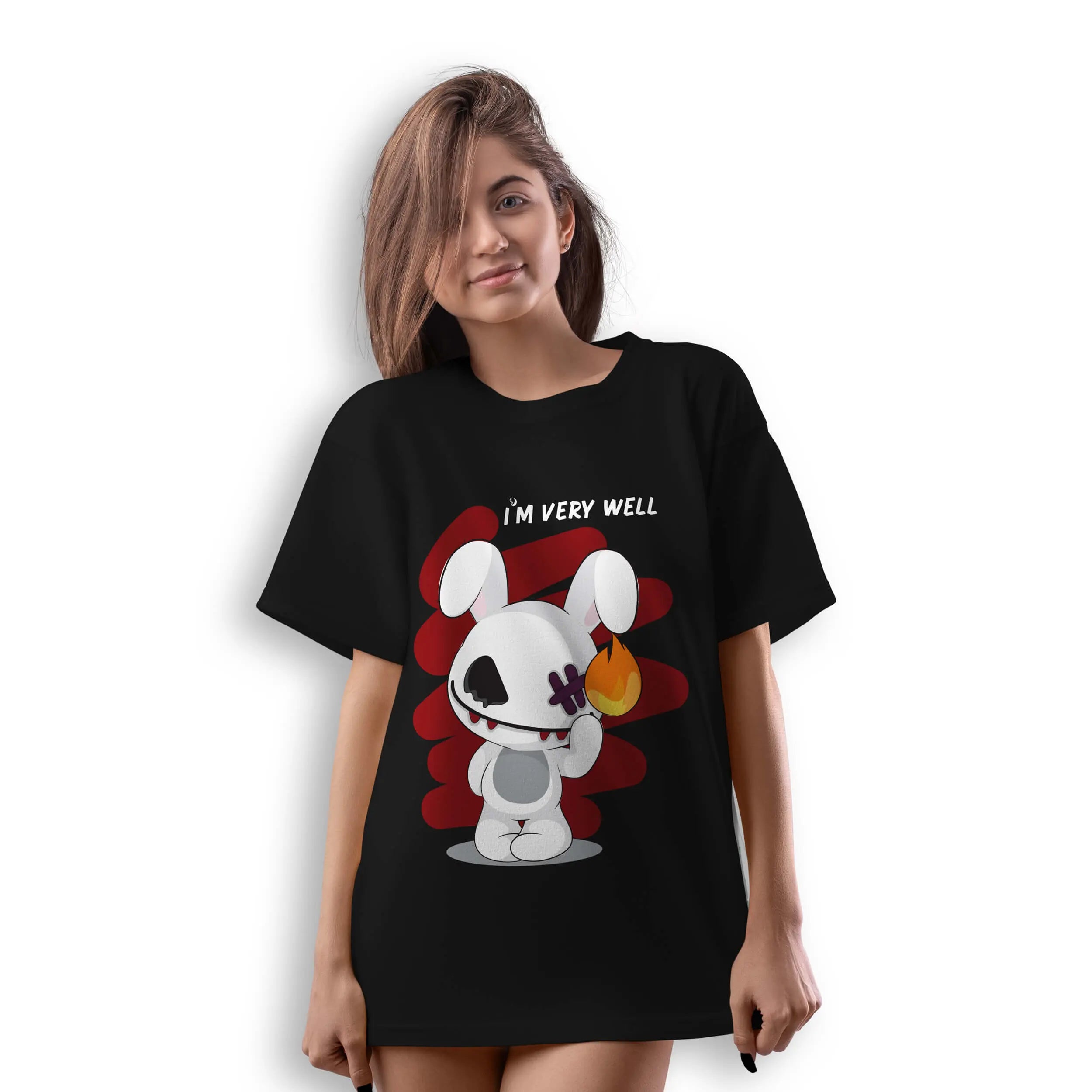 Bad Bunny Oversized T-shirt Online In India | Unisex Baggy Tees