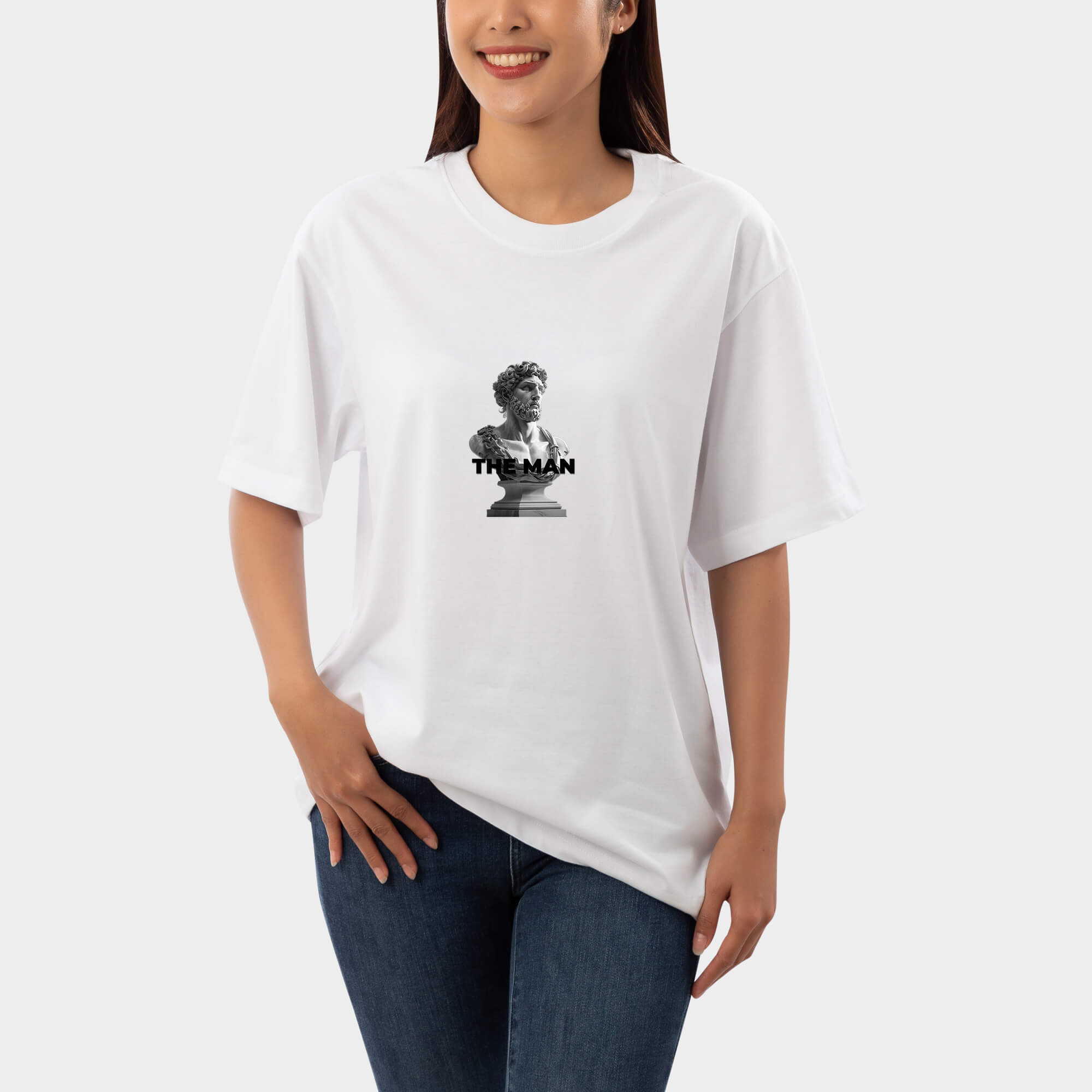 Premium Greek Sculpture Oversized T Shirt