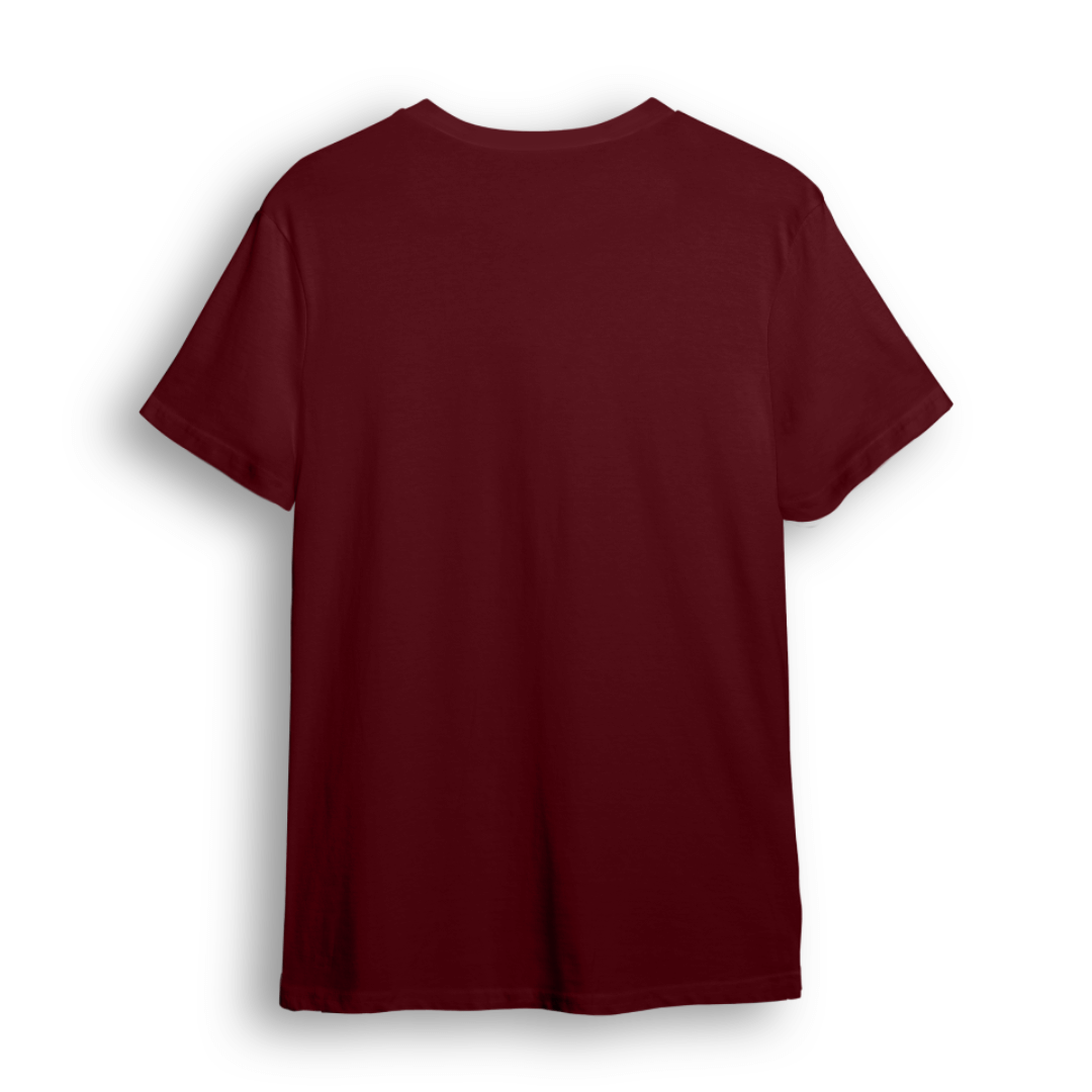Plain Maroon Oversized T Shirt Online | Unisex Baggy Tees