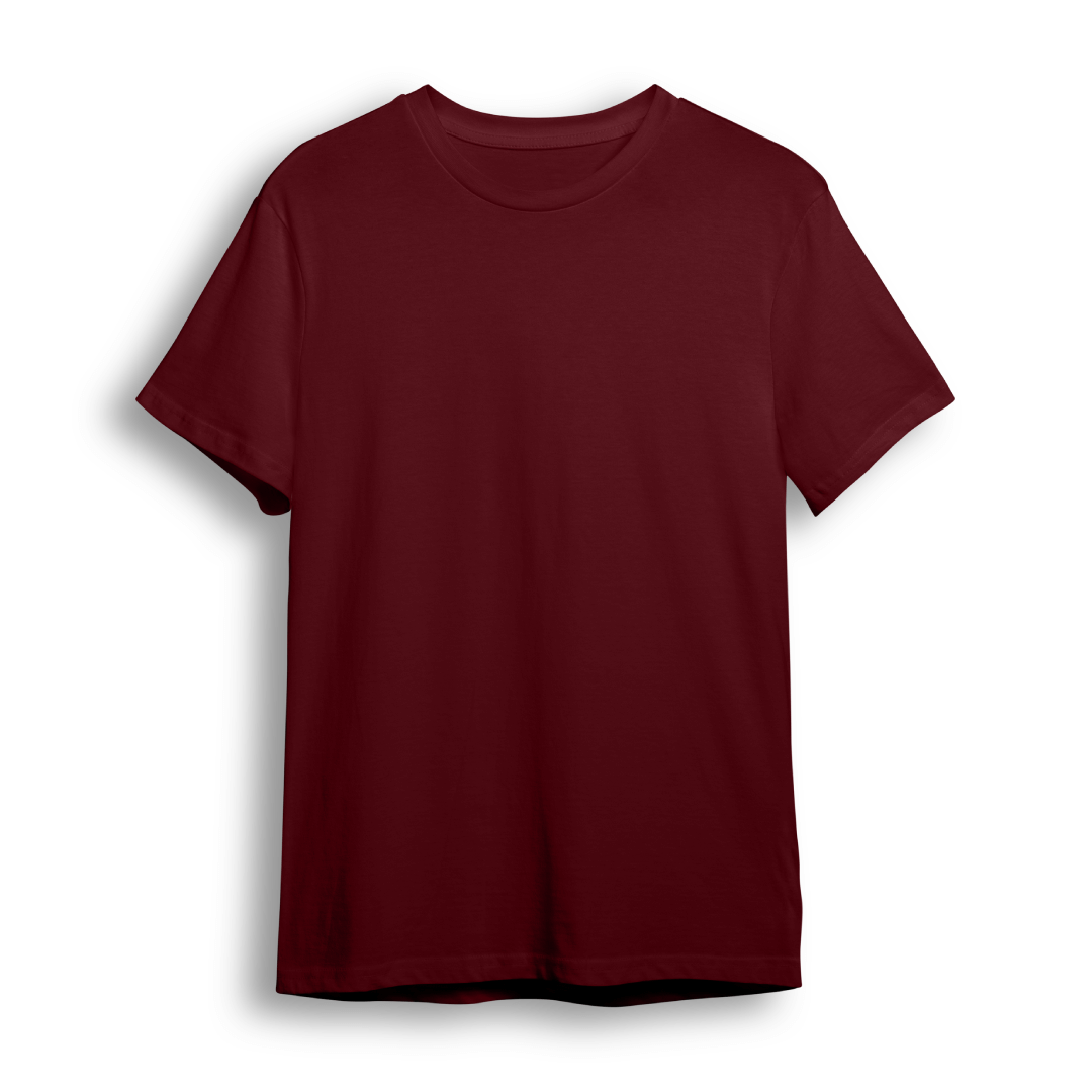 Plain Maroon Oversized T Shirt Online | Unisex Baggy Tees