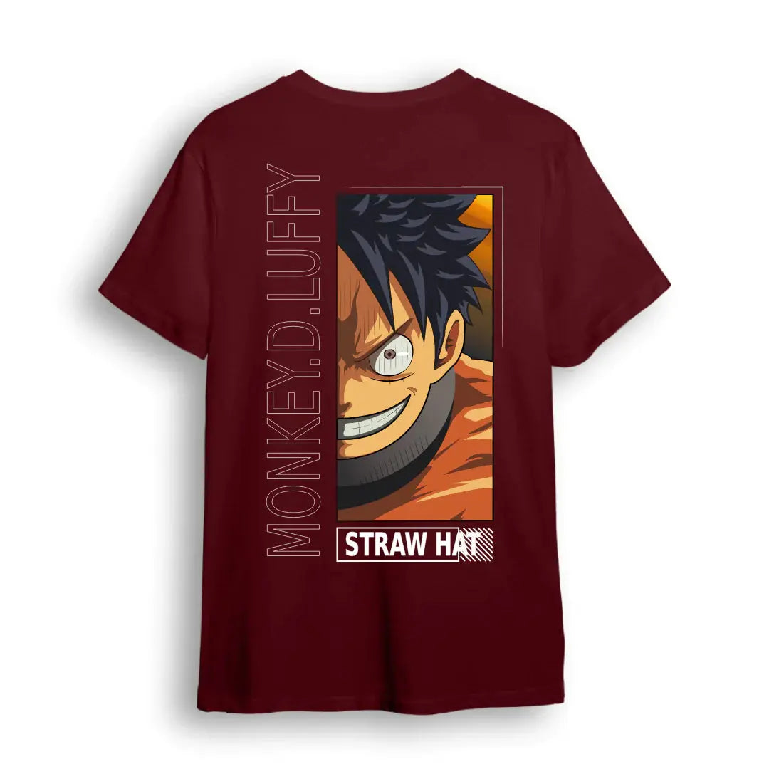 Monkey D Luffy Anime Oversized T Shirt Online | Unisex Baggy Tees