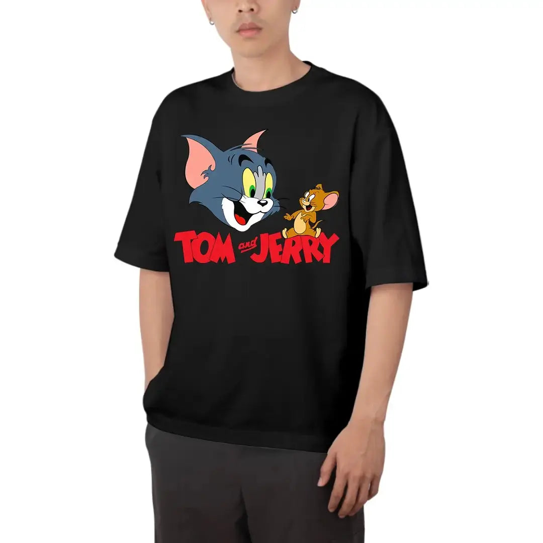 Tom And Jerry Oversized T Shirt Online | Unisex Baggy Tees