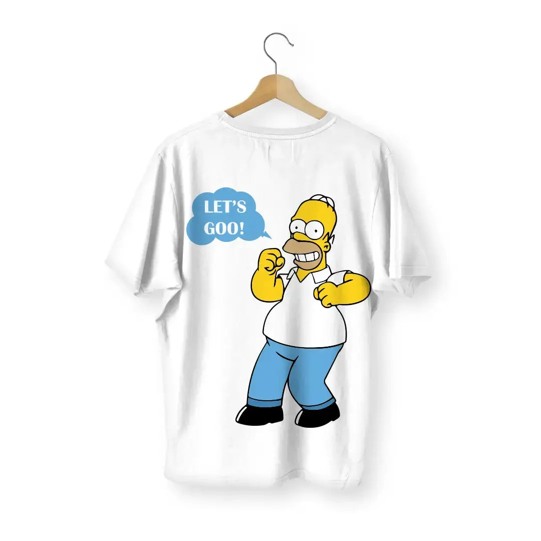 Homer Simpson Oversized T Shirt Online | Unisex Baggy Tees