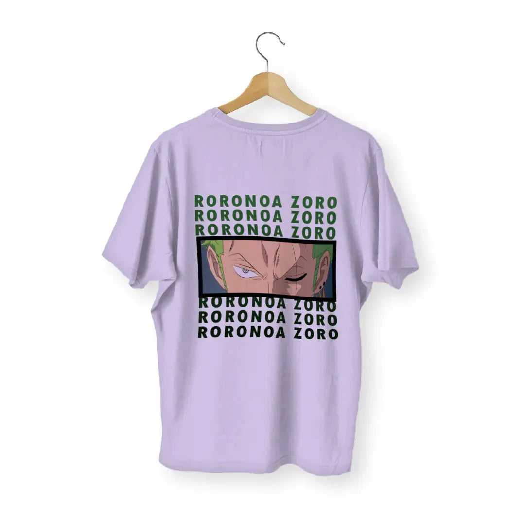 One Piece Zoro Eye Anime Oversized T Shirt Online | Unisex Baggy Tees
