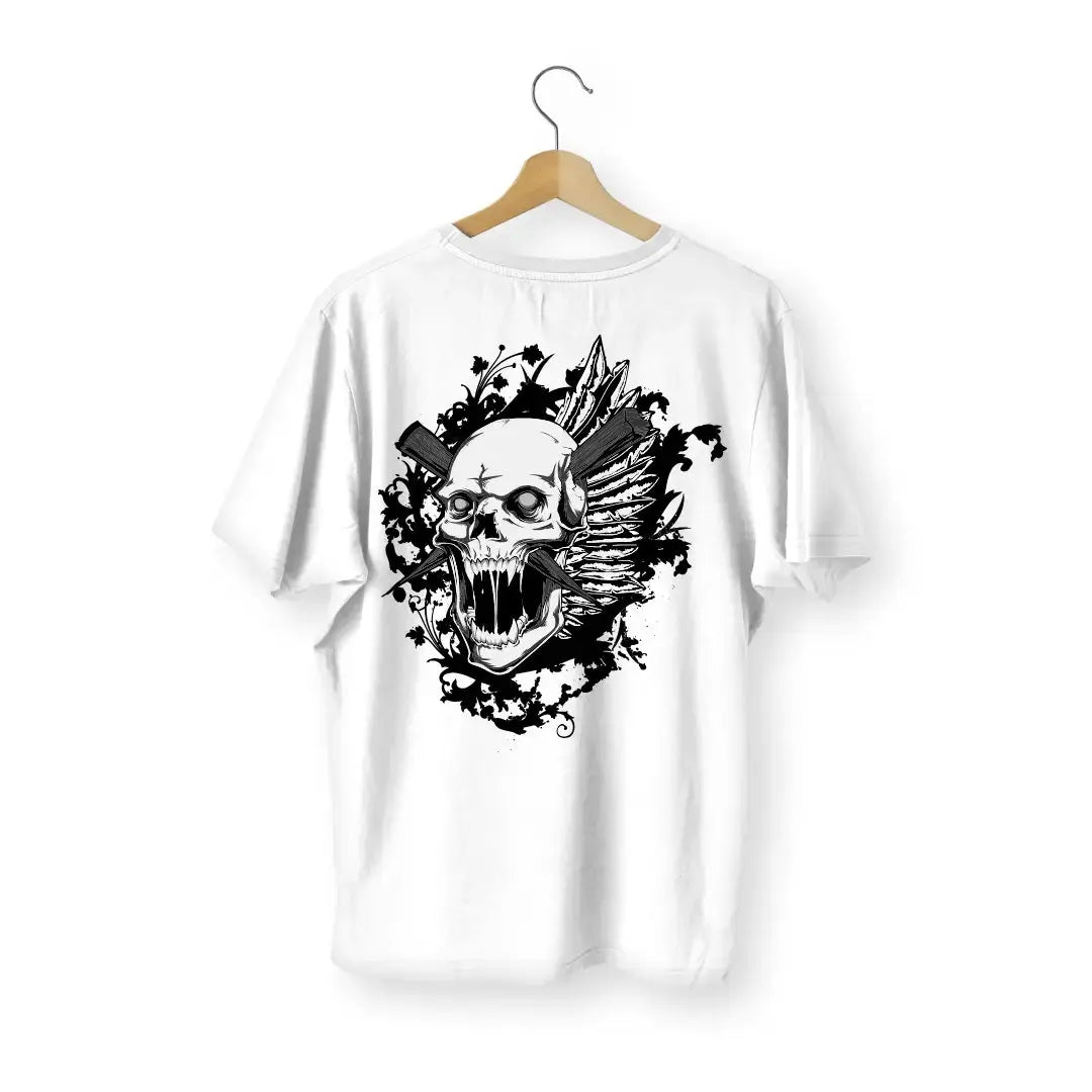 Mob Skull Oversized T Shirt Online | Unisex Baggy Tees