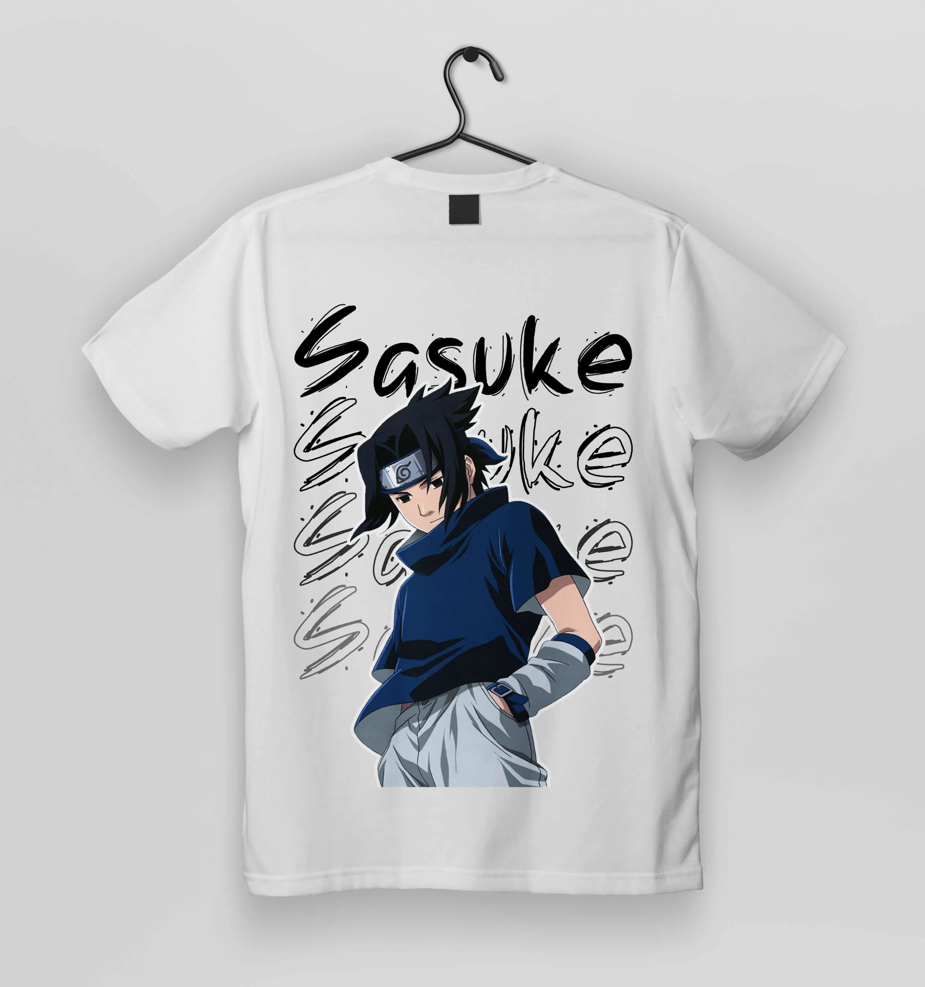 Sasuke Uchiha Anime Oversized T Shirt Online